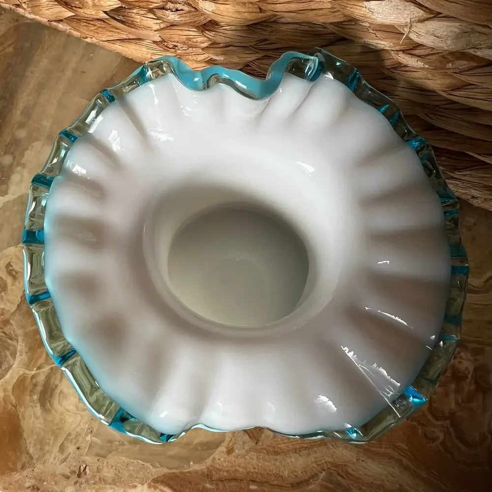 Blue Ruffled Fenton - Picture 8 of 8